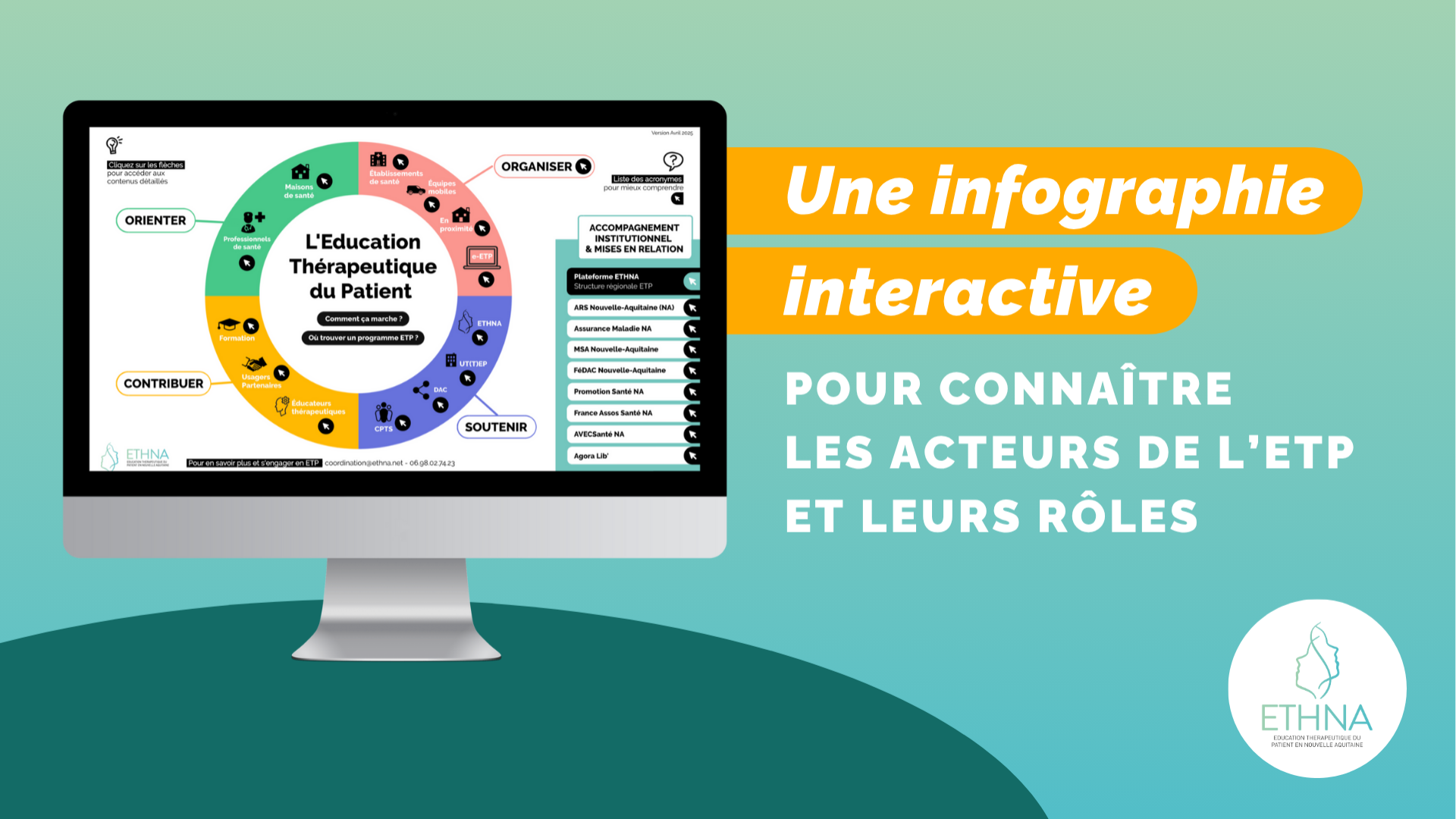 Une infographie interactive pour connaître les acteurs de l'ETP de Nouvelle-Aquitaine et leurs rôles