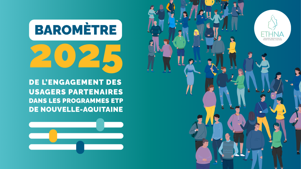 Baromètre 2025 de l'engagement des usagers partenaires en ETP en Nouvelle-Aquitaine - 2ème édition
