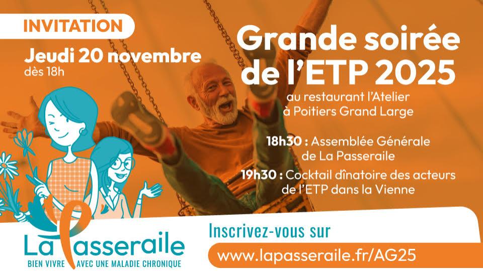 Grande soirée de l'ETP dans la Vienne - 20 novembre 2025, Poitiers