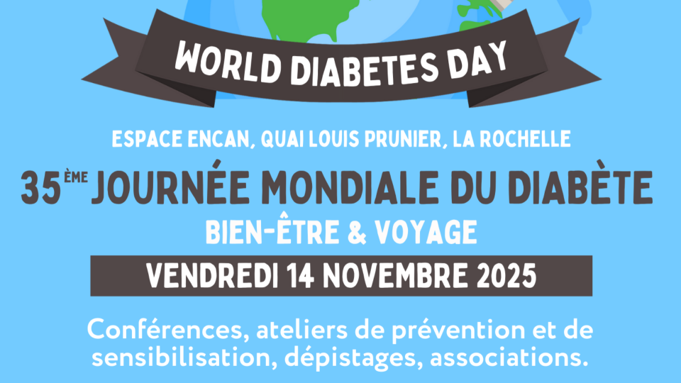 35ème Journée Mondiale du Diabète - 14 novembre 2025, La Rochelle