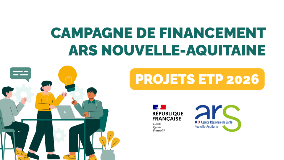 Campagne de financement ARS Nouvelle-Aquitaine - Projets ETP 2026