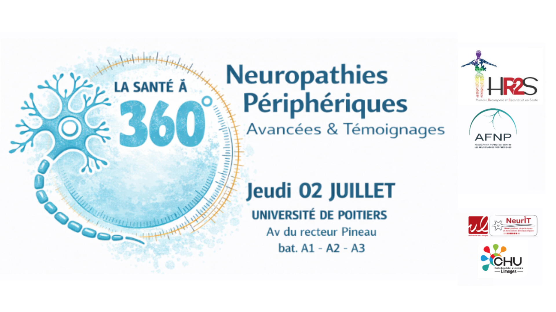 Colloque “Neuropathies périphériques&nbsp;: avancées et témoignages”