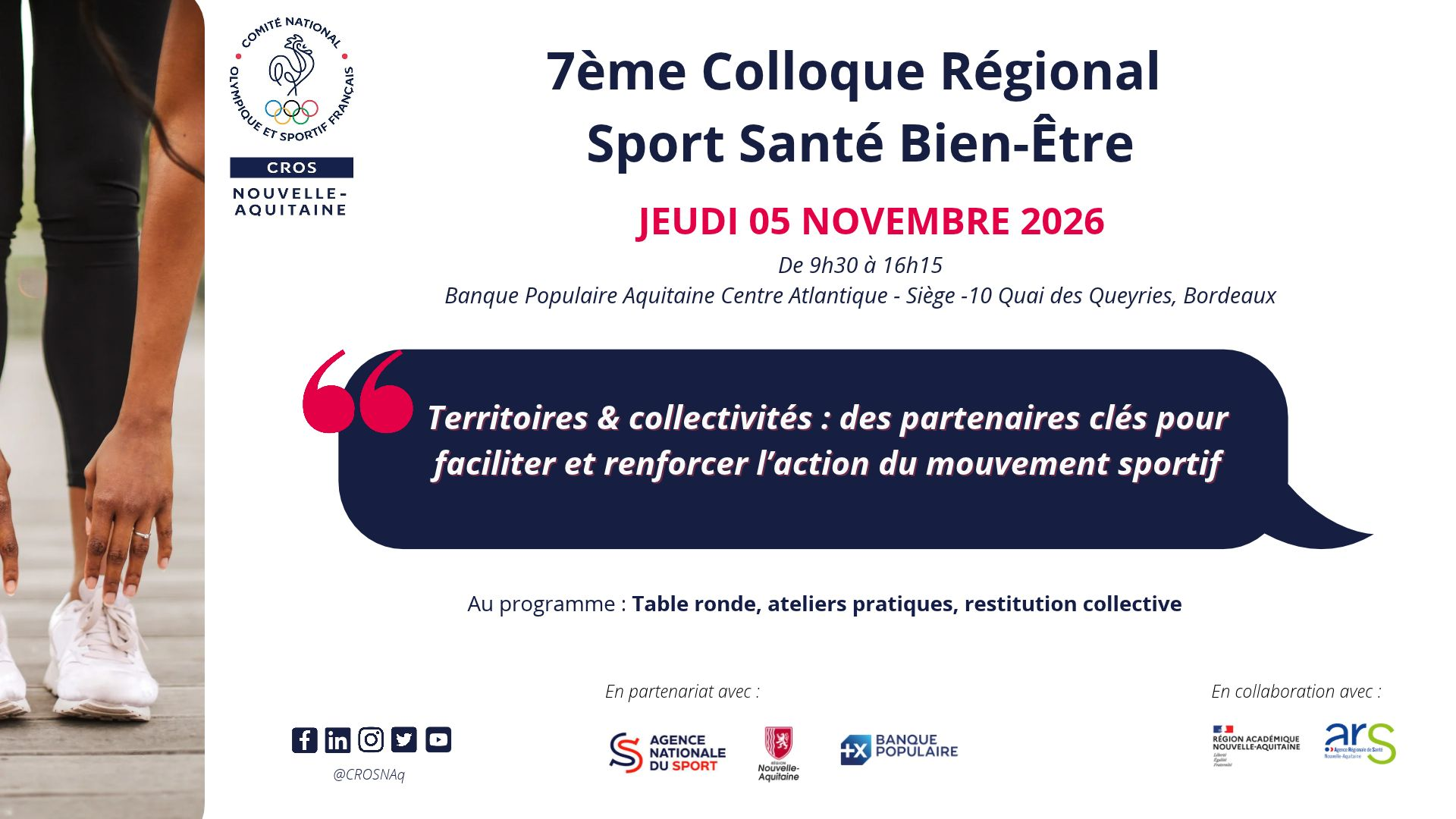 7ème colloque régional Sport Santé Bien-Être